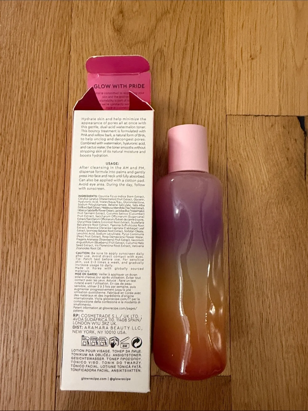 NEW Glow Recipe Watermelon Glow Pore-Tight Toner — Pride Month 150 ml